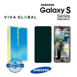 [S21-LCD-PINK-SAMSUNG] SAMSUNG ORIGINAL SERVICE PACK LCD WITH FRAME S21 2020 5G SM-G991 GH82-24544D GH82-24545D GH82-27256D PINK COLOR
