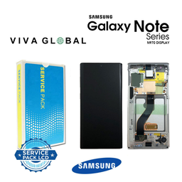 [N10-LCD-W-F-SAMSUNG] SAMSUNG ORIGINAL SERVICE PACK LCD WITH FRAME NOTE 10 2019 SM-N970F GH82-20818B GH82-20817B AURA WHITE COLOR