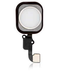 [IP6G-6P-HB-FLEX-W] HOME BUTTON WITH FLEX COMPATIBLE FOR IPHONE 6 / 6 PLUS WHITE PREMIUM