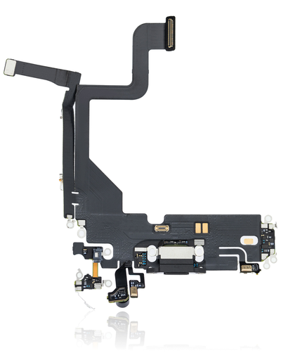 [IP13PRO-CP-B] CHARGING PORT FLEX CABLE COMPATIBLE FOR IPHONE 13 PRO BLACK COLOR (PREMIUM)