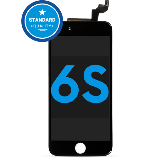 [IP6S-LCD-B-STANDARD] LCD ASSEMBLY WITH STEEL PLATE PRE INSTALLED COMPATIBLE FOR IPHONE IPHONE 6S STANDARD BLACK