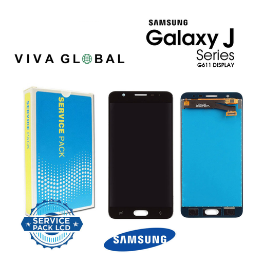 [J7PRIME2-LCD-B-SAMSUNG] SAMSUNG ORIGINAL SERVICE PACK LCD NO FRAME J7 PRIME 2 DISPLAY SMG-G611 BLACK COLOR