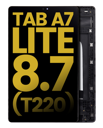 [T220-LCD-B-PREMIUM] LCD ASSEMBLY WITH FRAME COMPATIBLE FOR TAB A7 LITE 2021 SM-T220 T227U WIFI VERSION PREMIUM BLACK COLOR