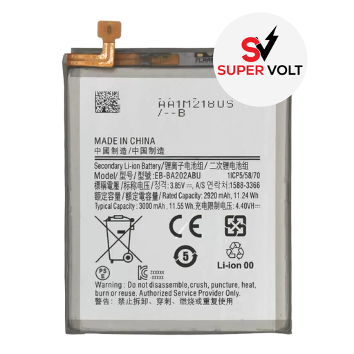 [A10E-BAT-SUPERVOLT] SUPERVOLT BATTERY COMPATIBLE FOR SAMSUNG A10E A102 2019 / A20E A202 2019 (PREMIUM)