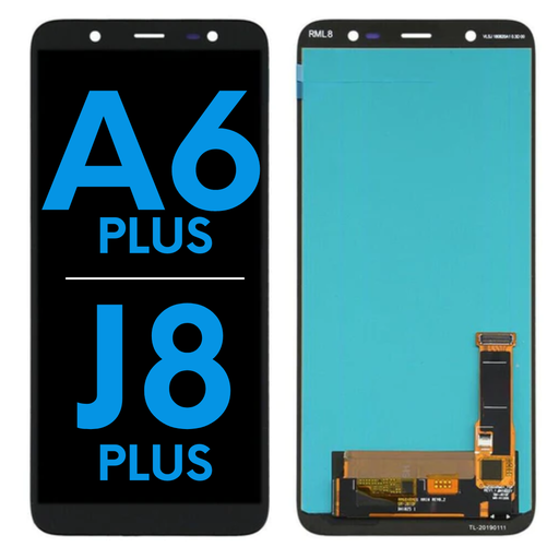 [A6P-LCD-B-STANDARD] LCD ASSEMBLY WITHOUT FRAME COMPATIBLE FOR SAMSUNG A6 PLUS A605 2018 /J8 PLUS J805 2018 STANDARD ALL COLORS