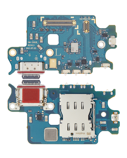 [S22-CP] CHARGING PORT BOARD WITH SIM CARD READER COMPATIBLE FOR SAMSUNG S22 S901B 5G INTERNATIONAL VERSION PREMIUM