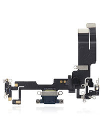 [IP14-CP-PREMIUM] CHARGING PORT FLEX CABLE COMPATIBLE FOR IPHONE 14 BLACK PREMIUM