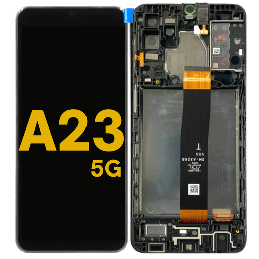 [A23-LCD-B-F-5G-PREMIUM] LCD ASSEMBLY WITH FRAME COMPATIBLE FOR SAMSUNG A23 5G A236 2020 PREMIUM