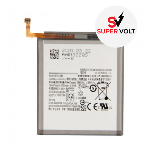 [A04S-BAT (A-13)] SUPERVOLT BATTERY COMPATIBLE FOR SAMSUNG A02 A022 2020 / A21S (A217) 2020 / A12 (A125) 2020 / A13 5G (A136U) 2021 A12 NACHO (A127) 2021 A13 5G A13 4G (A135) 2021 A04S (A047) 2022 F13 (E135) A13S (A137) (PREMIUM)