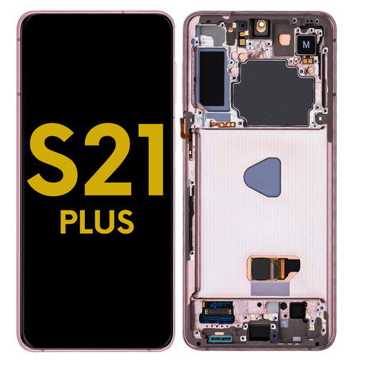 [S21P-LCD-VIOLET-F-PREMIUM] OLED LCD ASSEMBLY WITH FRAME COMPATIBLE FOR SAMSUNG S21 PLUS G996 5G PREMIUM VIOLET COLOR