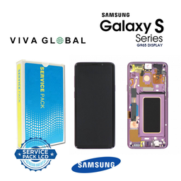 [S9P-LCD-PURPLE-F-SAMSUNG] SAMSUNG ORIGINAL SERVICE PACK LCD WITH FRAME S9 PLUS 2018 GH97-21691B GH97-21692B GH97-21721B GH97-21722B PURPLE COLOR