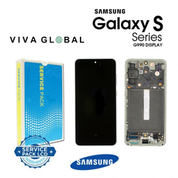 [S21FE-LCD-GREEN-F-SAMSUNG] SAMSUNG ORIGINAL SERVICE PACK LCD WITH FRAME S21FE 2021 SM-G990 GH82-26414C GH82-26420C GH82-26590C GREEN COLOR