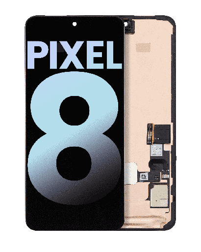[PIXEL-8-LCD-B-F-PREMIUM] OLED LCD ASSEMBLY WITHOUT FRAME COMPATIBLE FOR GOOGLE PIXEL 8 ALL COLORS PREMIUM AFTERMARKET
