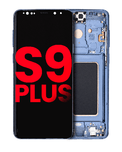 [S9P-LCD-BLUE-F-OLED] OLED LCD ASSEMBLY WITH FRAME COMPATIBLE FOR SAMSUNG S9 PLUS A+ BLUE COLOR