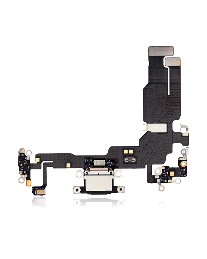 [IP15-CP] CHARGING PORT FLEX CABLE COMPATIBLE FOR IPHONE 15 BLACK PREMIUM