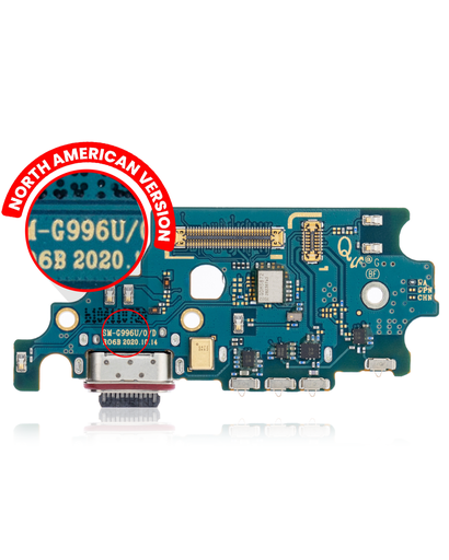 [S21P-CP-US] CHARGING PORT BOARD WITH SIM CARD READER COMPATIBLE FOR SAMSUNG S21 PLUS G996U US VERSION PREMIUM