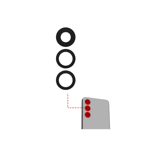 [S24-BACKLENS-GLASS] BACK CAMERA LENS COMPATIBLE FOR S24