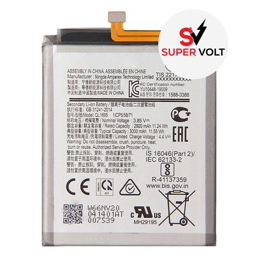 [A01-BAT-SUPERVOLT] SUPERVOLT BATTERY COMPATIBLE FOR SAMSUNG A01 A015 2020 2014 (PREMIUM)