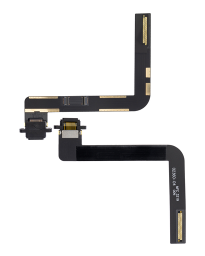 [IPAD7-8-9-CP-B] CHARGING PORT FLEX CABLE COMPATIBLE FOR IPAD 7 2019 A2200 A2198 A2197 / IPAD 8 2020 A2270 A 2428 / IPAD 9 2021 A2602 A2603 / BLACK COLOR (PREMIUM)
