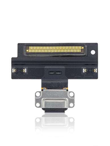[IPADAIR3-CP-B] CHARGING PORT FLEX CABLE COMPATIBLE FOR IPAD AIR 3 A2152 A2123 A2153 SOLDERING REQUIRED BLACK COLOR (PREMIUM)