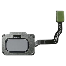 [S9-FINGERPRINT-S] FINGERPRINT READER WITH FLEX CABLE COMPATIBLE FOR SAMSUNG S9 / S9 PLUS SILVER PREMIUM
