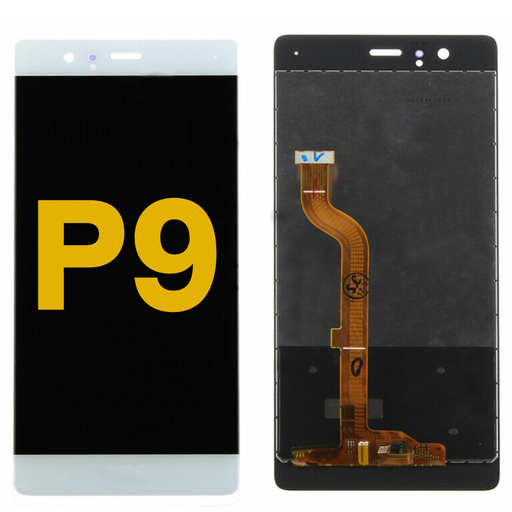 [P9-LCD-W-PREMIUM] LCD ASSEMBLY WITHOUT FRAME COMPATIBLE FOR HUAWEI P 9 PREMIUM WHITE COLOR