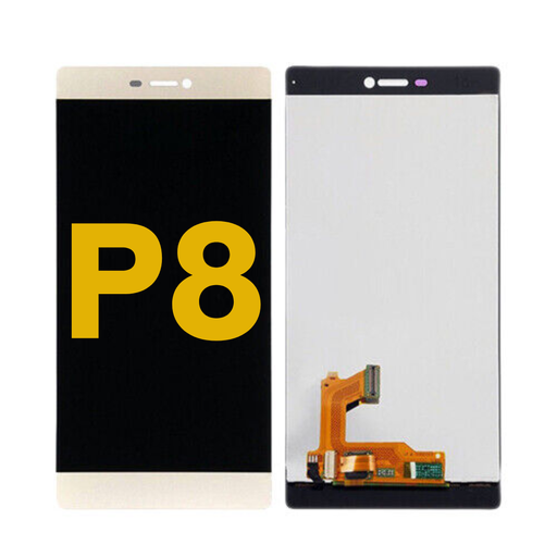 [P8-LCD-GOLD-PREMIUM] LCD ASSEMBLY WITHOUT FRAME COMPATIBLE FOR HUAWEI ASCEND P8 PREMIUM GOLD COLOR