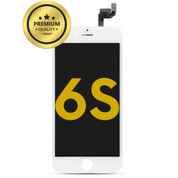 [IP6S-LCD-W-PREMIUM] LCD ASSEMBLY WITH STEEL PLATE PRE INSTALLED COMPATIBLE FOR IPHONE 6S PREMIUM WHITE