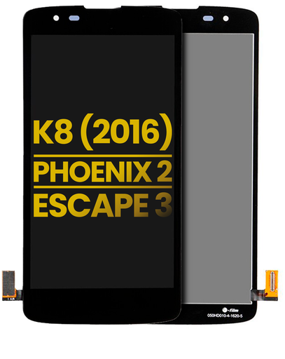 [K8-2016-LCD-G-GRAY-PREMIUM] LCD ASSEMBLY WITH FRAME COMPATIBLE FOR LG  K8 2016 / Phoenix 2 / ESCAPE 3 PREMIUM GRAY COLOR