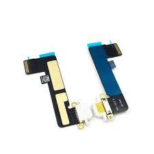 [IPADMINI-CP-W] CHARGING PORT FLEX CABLE COMPATIBLE FOR IPAD MINI A1432 A1454 A1455 821-1517-A WHITE COLOR (PREMIUM)