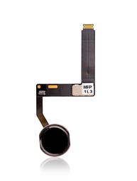 [IPADPRO-9.7-HB-FLEX-B] HOME BUTTON WITH FLEX CABLE COMPATIBLE FOR IPAD PRO 9.7'' BLACK PREMIUM