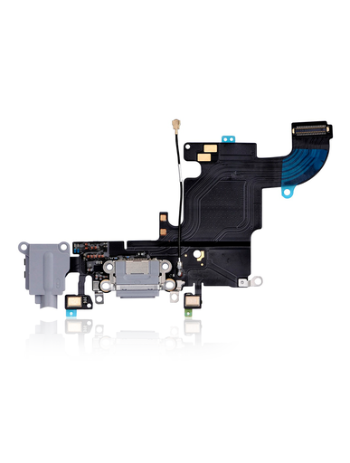 [IP6S-CP-B] CHARGING PORT FLEX CABLE COMPATIBLE FOR IPHONE 6S BLACK COLOR (PREMIUM)