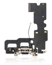 [IP7-CP-B] CHARGING PORT FLEX CABLE COMPATIBLE FOR IPHONE 7 BLACK COLOR (PREMIUM)