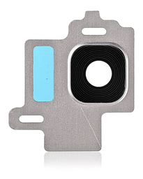 [S8-BACKLENS&BZL-W] BACK CAMERA LENS WITH BEZEL RING COMPATIBLE FOR SAMSUNG S8 WHITE COLOR PREMIUM