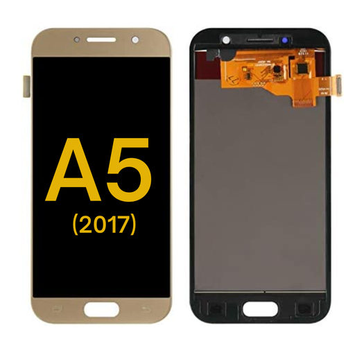 [A5-2017-LCD-GOLD-PREMIUM] OLED LCD ASSEMBLY WITHOUT FRAME COMPATIBLE FOR SAMSUNG A5 A520 2017 PREMIUM GOLD COLOR