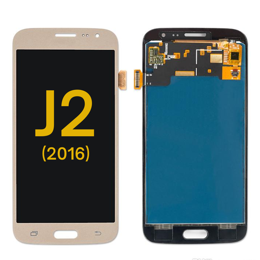 [J2-2016-LCD-G-PREMIUM] OLED LCD ASSEMBLY WITHOUT FRAME COMPATIBLE FOR SAMSUNG J2 2016 J210 PREMIUM GOLD COLOR