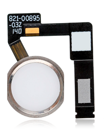 [IPADPRO-12.9-HB-GEN2-W] HOME BUTTON WITH FLEX CABLE COMPATIBLE FOR IPAD PRO 12.9'' 2ND GEN 2017 WHITE PREMIUM