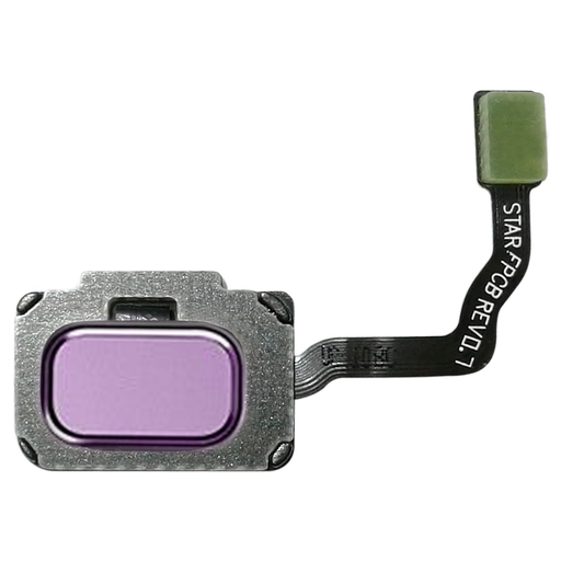[S9-FINGERPRINT-PU] FINGERPRINT READER WITH FLEX CABLE COMPATIBLE FOR SAMSUNG S9 / S9 PLUS PURPLE PREMIUM