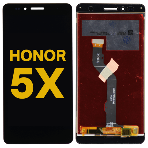 [HONOR-5X-LCD-B-PREMIUM] LCD ASSEMBLY WITHOUT FRAME COMPATIBLE FOR HUAWEI HONOR 5X PREMIUM BLACK COLOR