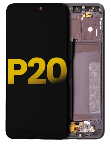 [P20-LCD-B-F-PREMIUM] LCD ASSEMBLY WITH FRAME COMPATIBLE FOR HUAWEI P 20 PREMIUM BLACK COLOR